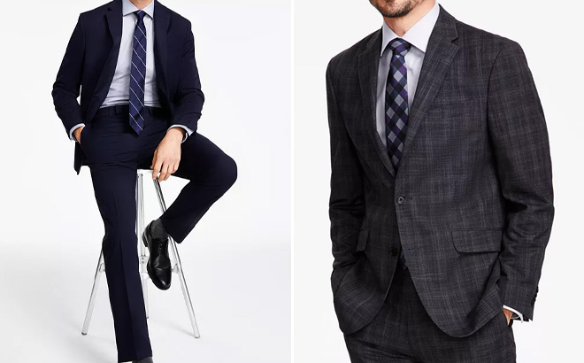 Two Kenneth Cole Reaction Mens Suits