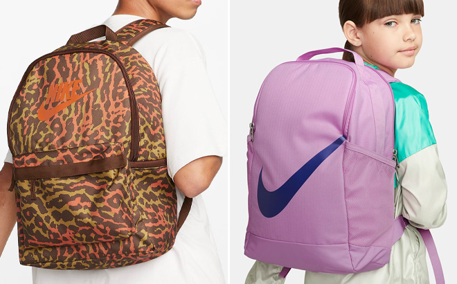 Two Nike Kids Backpacks