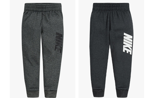 Two Nike Toddler Block Solar French Terry Joggers