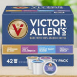 Victor Allens 42 Count K Cups Pack on a Table