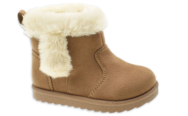 Wonder Nation Baby Girl Faux Shearling Boots