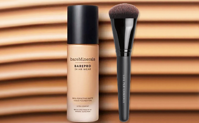 bareMinerals SPF 20 barePro Liquid Foundation with Brush