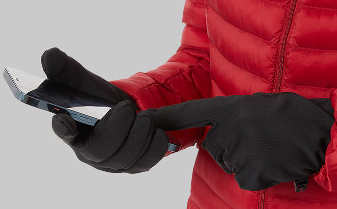 32 Degrees UnisexTech Shiled Gloves in Black