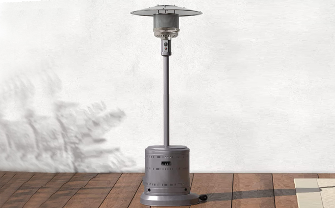 Amazon Basics Outdoor Propane Patio Heater with Wheels