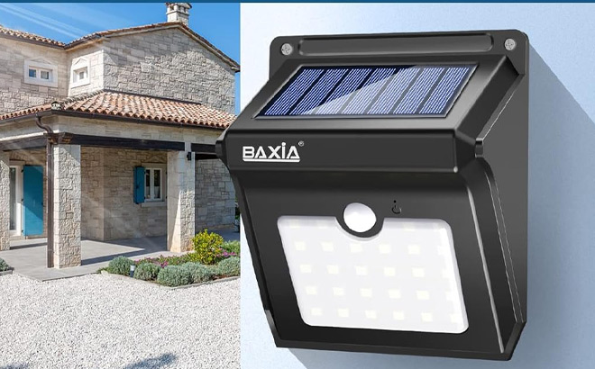 Baxia Technology Solar Outdoor Lights 4 Pack 