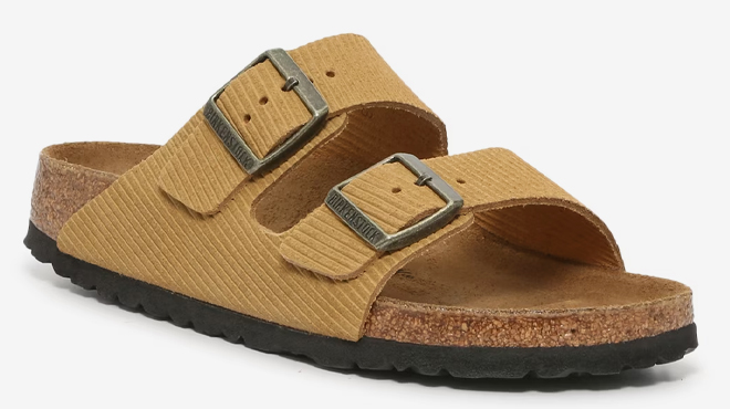 Birkenstock Womens Arizona Corduroy Slide Sandals