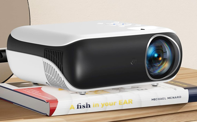 Bluetooth Mini Projector with 100 Inch Screen