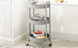 Brightroom 3 Tier Round Utility Cart