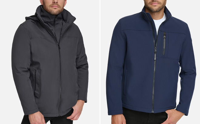 Calvin Klein Mens Modern Fit Bib Jacket and Calvin Klein Mens Modern Fit Softshell Jacket