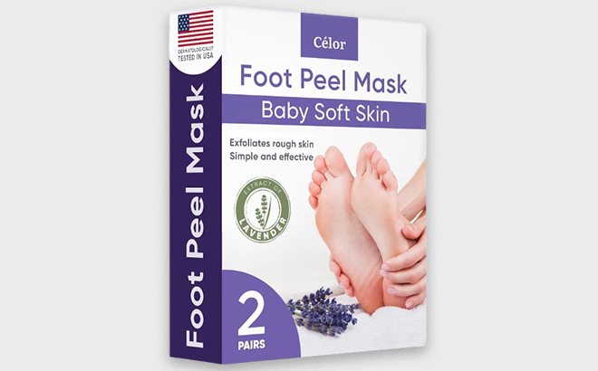 Celor Foot Peel Mask in Lavender Scent