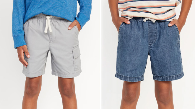 Children Wearing Old Navy Boys Shorts