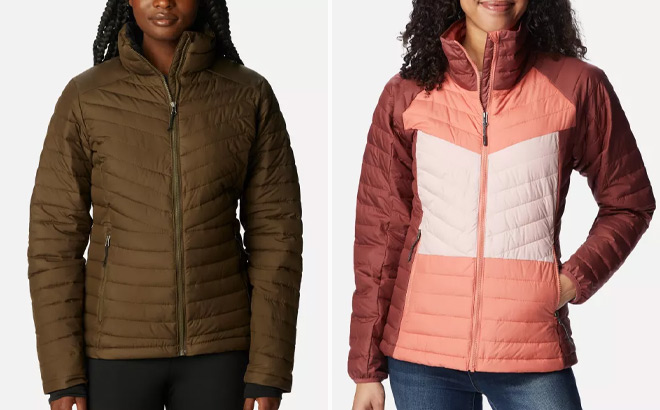 Columbia Womens Slope Edge Jacket and Columbia Womens Powder Lite II Full Zip Jacket