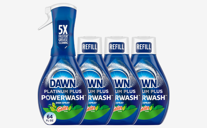 Dawn Powerwash Gain Original Dish Spray 4 Pack