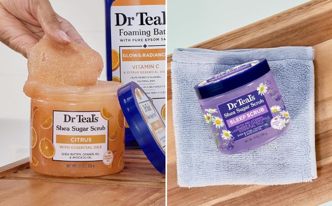 Dr Teals Shea Sugar Body Scrubs