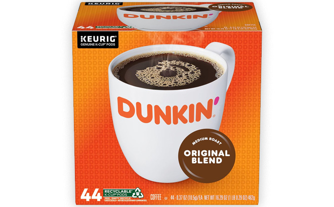 Dunkin Original Blend Medium Roast Coffee 176 Keurig K Cup Pods