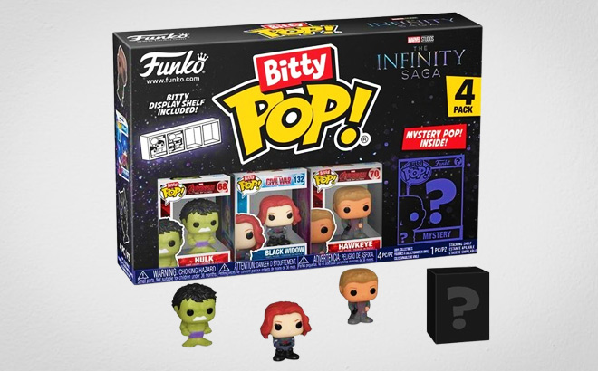 Funko Bitty Pop Marvel Mini Collectible Toys 4 Pack