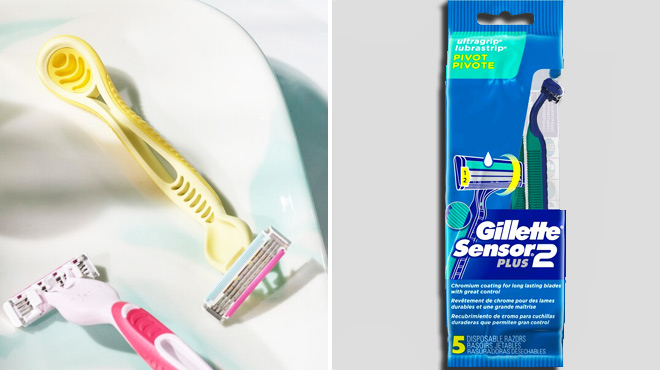 Gillette and Venus disposable razors