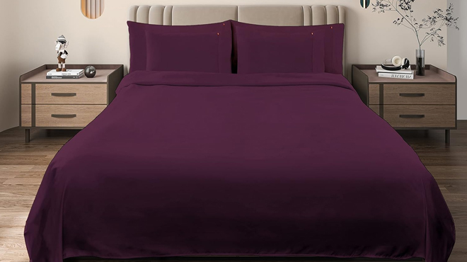 Hotel Luxury 1800 Series Silky Soft Sheet 4 Piece Set