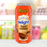 International Delight Reeses Iced Coffee on a Table at a Grocery Store