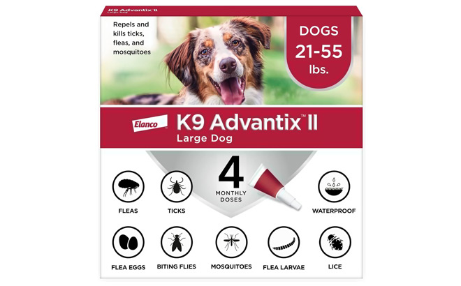 K9 Advantix II Large Dog Flea Tick and Mosquito Treatment and Prevention