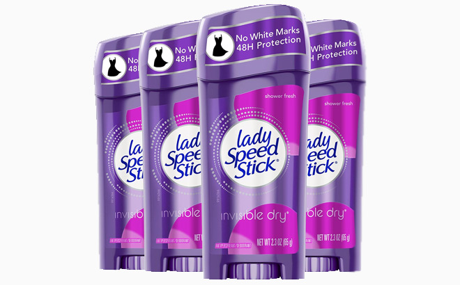 Lady Speed Stick Dry Deodorant 4 Pack