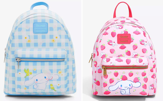 Loungefly Cinnamoroll Daisy Gingham Mini Backpack