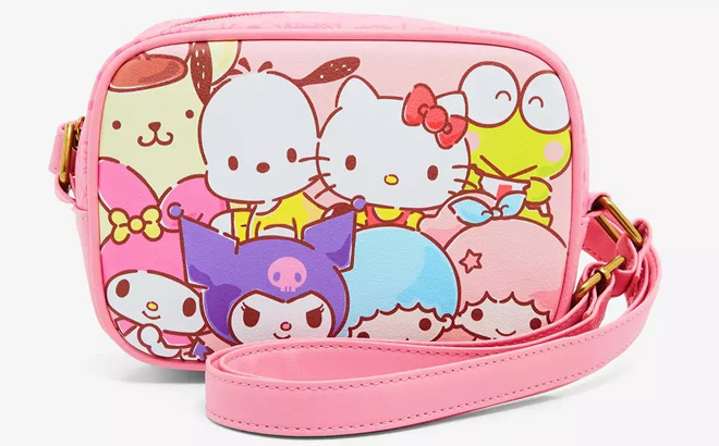 Loungefly Hello Kitty And Friends Pink Crossbody Bag 1