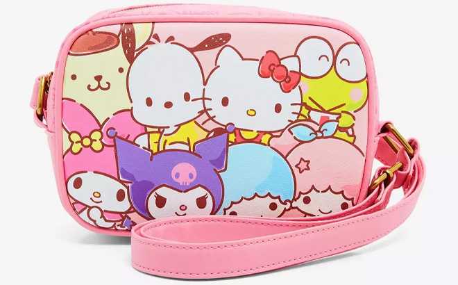 Loungefly Hello Kitty And Friends Pink Crossbody Bag