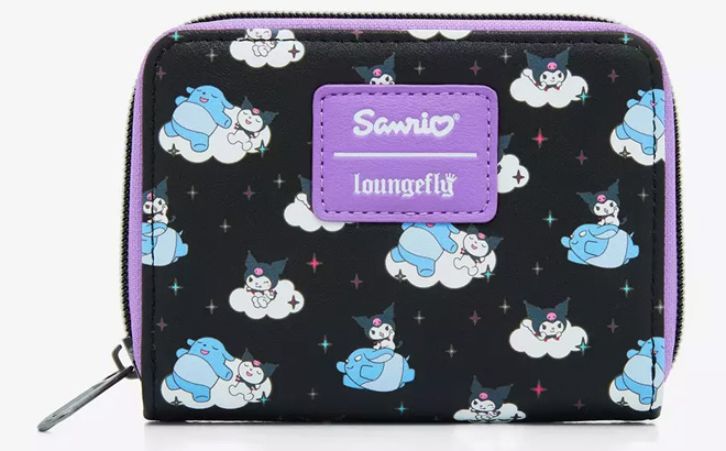 Loungefly Kuromi Baku Clouds Mini Zipper Wallet