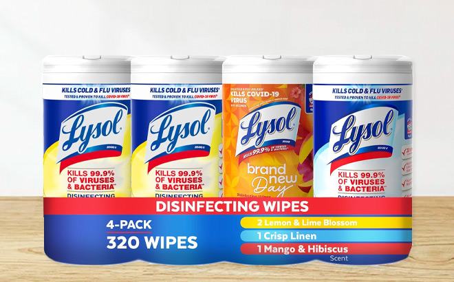 Lysol 320 Count Disinfecting Wipes