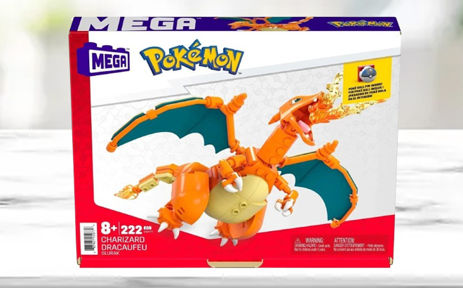 Mega Pokemon Building Toys Set Charizard