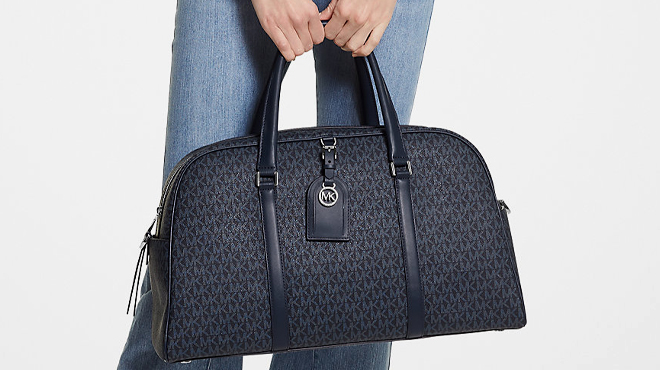 Michael Kors Heritage Extra Large Logo Weekender Bag