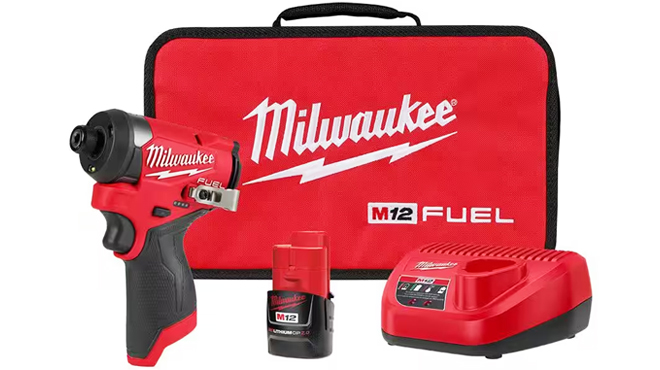 Milwaukee Cordless 12 Volt Impact Driver Compact Kit