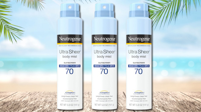 Neutrogena Sunscreen Spray 3 Pack