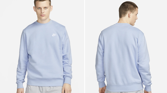 Nike Mens Sportswear Club Fleece Crew Pullover