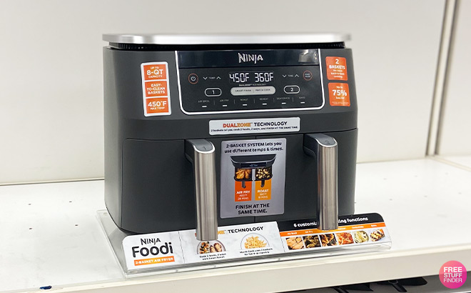 Ninja Foodi 8 Quart Original Dualzone Air Fryer with 6 Functions