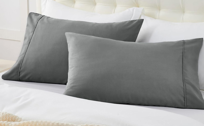 Pillowcase 2 Pack in Grey at Amazon