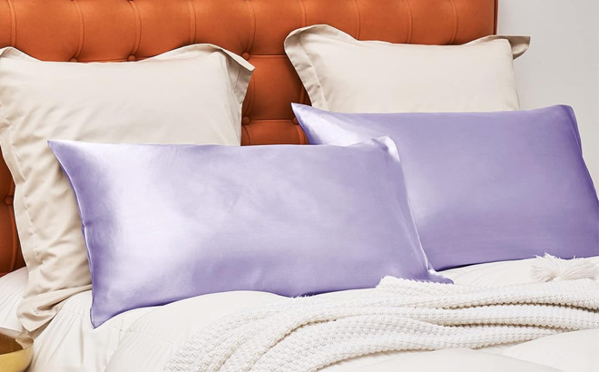 Pillowcase 2 Pack in Purple at Amazon