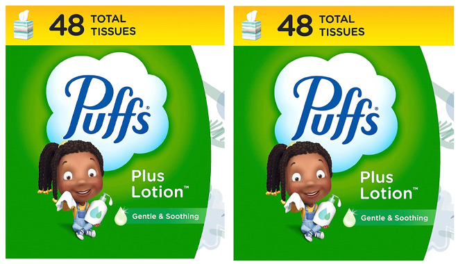 Puffs Plus Lotion Facial Tissue