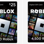 Roblox 25 and 50 Digital Gift Cards