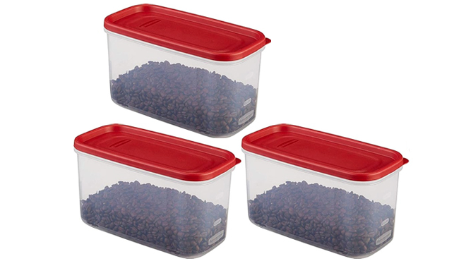 Rubbermaid 10 Cup Dry Food Container Set of 3