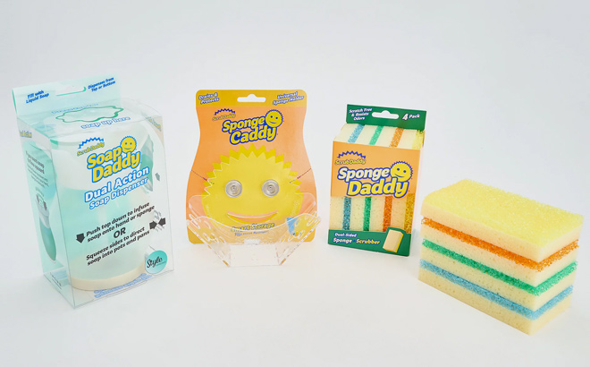 Scrub Daddy Sponge Daddy Kitchen Cleaning 10 Piece Set