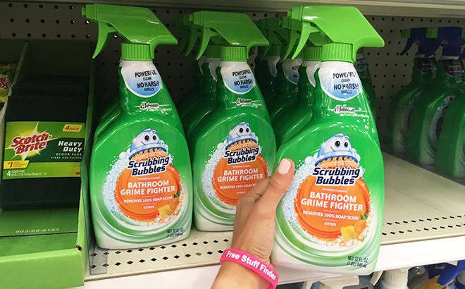 Scrubbing Bubbles Disinfectant Bathroom Grime Fighter Spray