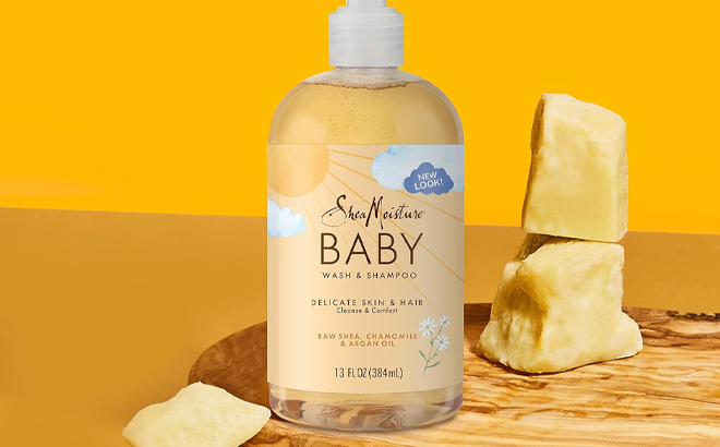 SheaMoisture Baby Wash Shampoo in the Scent Raw Shea Chamomile Argan Oil