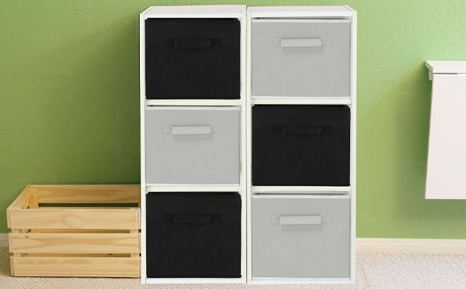 SimpleHouseware Foldable Cube Storage Bins