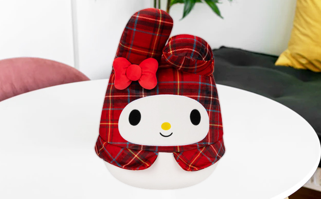 Squishmallows Original Sanrio 14 Inch Red Plaid My Melody Plush