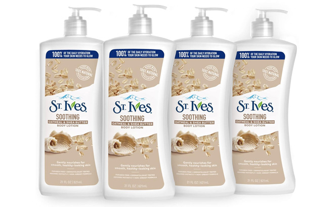 St Ives Body Lotions 4 Pack