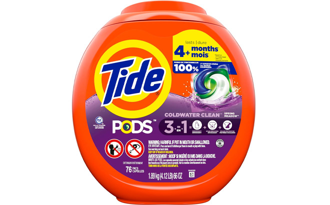 Tide Pods 76 Count Pacs