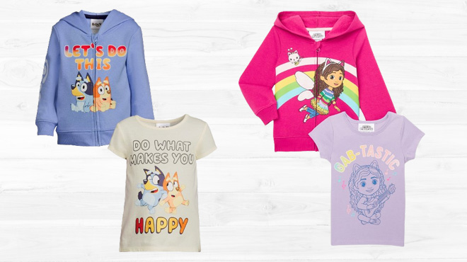 Toddler Hoodie and Tee Sets for Girls