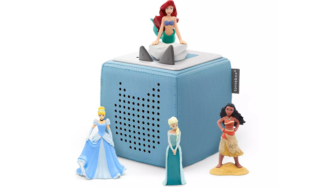 Tonies Disney Toniebox Audio Player Starter Set with 4 Audio Figurines